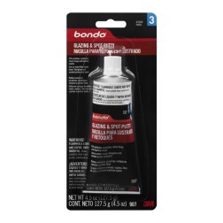3M 907 GLAZING AND SPOT PUTTY, 4.5-OZ.