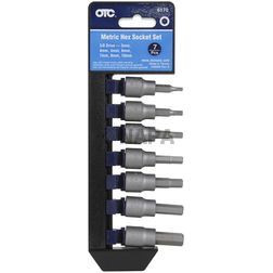 OTC 6170 METRIC HEX BIT SQUARE,D SOCKET SET,7PCS.