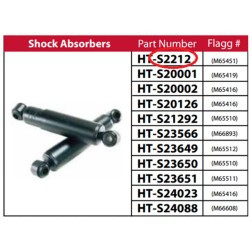 TW DISTRIBUTION S2212 SHOCK ABSORBER