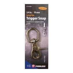 SECURITY CHAIN 4714338 SWIVEL EYE TRIG SNAP