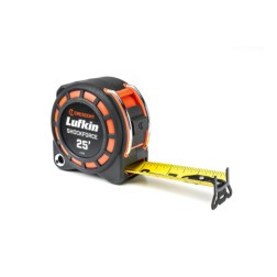 APEX TOOL GROUP L1125 SHOCKFORCE TAPE MEASURE, 25-FT.