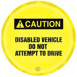 ACCUFORM SIGNS KDD728 ACCUFORM KDD728 STOPOUT® STEERING W