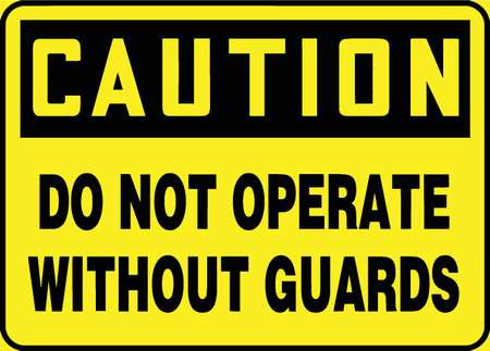 ACCUFORM SIGNS MEQC720VP ACCUFORM MEQC720VP CAUTION SIGN, DO NOT 