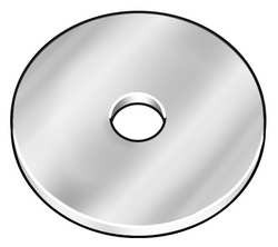 ACCURATE MFD PRODUCTS Z9678SS FENDER WASHER THICK 18-8 SS FITS #10