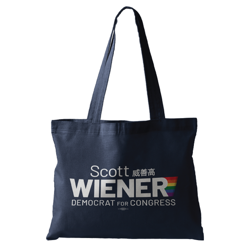 Scott Wiener Canvas Tote - Available in Navy and Natural