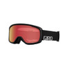 Giro Roam Black Wordmark Snow Goggles Amber Scarlet + Yellow