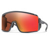 Matte Slate w/ChromaPop Glacier Photochromic Copper Red Mirror Lens - Smith Pursuit Sunglasses