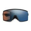Matte Black w/ChromaPop Glacier Photochromic Copper Blue Mirror -  Smith Pursuit Sunglasses
