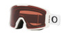 Matte White w/Prizm Garnet - Oakley Line Miner M Snow Goggle