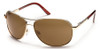 Gold w/ Brown Polarized - SunCloud Aviator Sunglasses