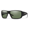 Matte Black w/Chromapop Polarized Green Mirror - Smith Guide's Choice Sunglasses