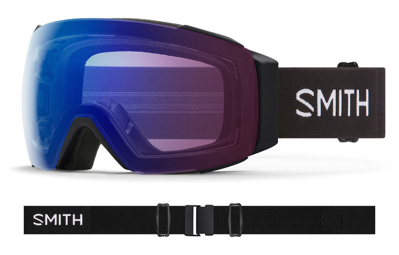 Black w/ Chromapop Photochromic Rose Flash - Smith IO MAG Goggles