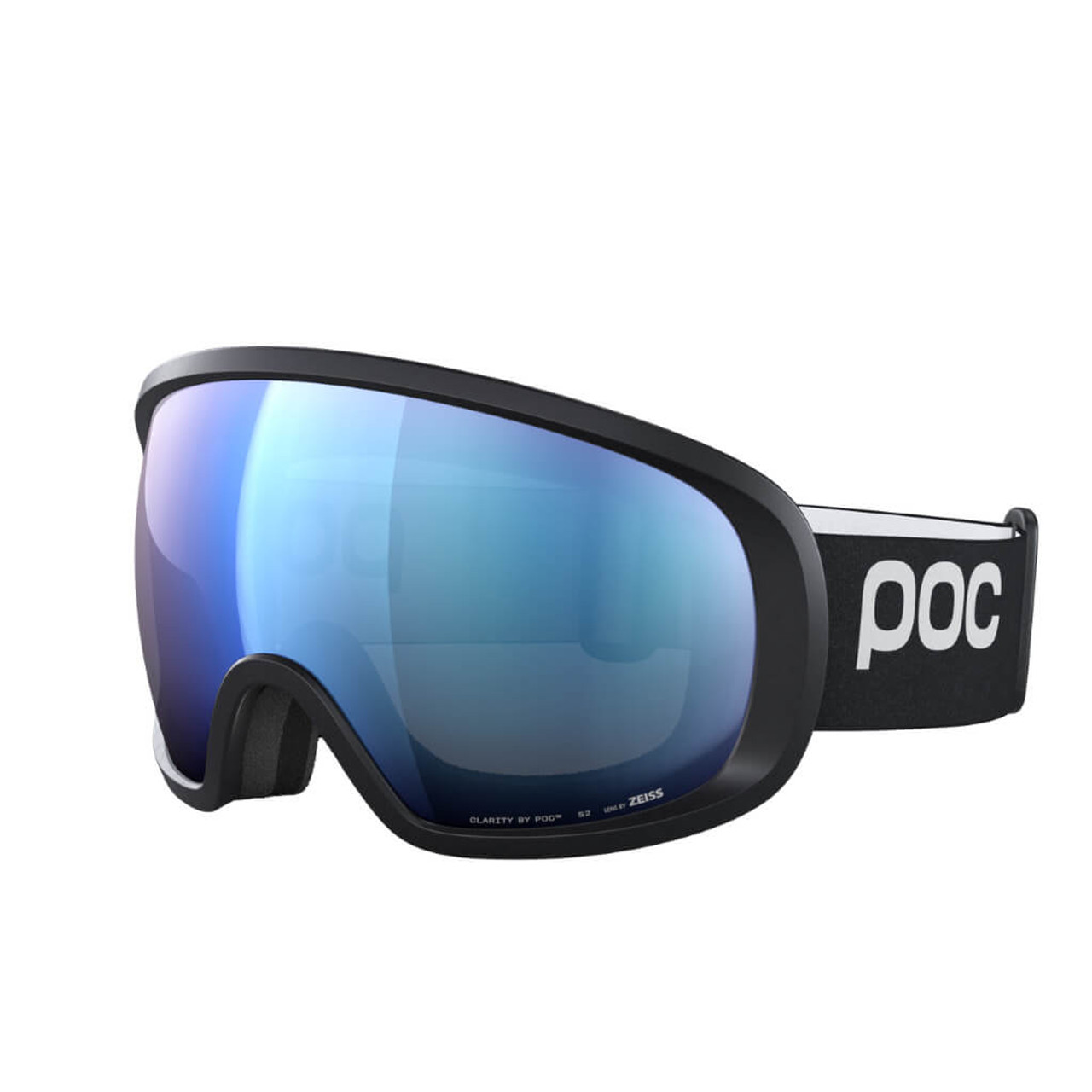 Hydrogen Black w/Clarity Intense Partly Sunny Blue - Poc Fovea Snow Goggle