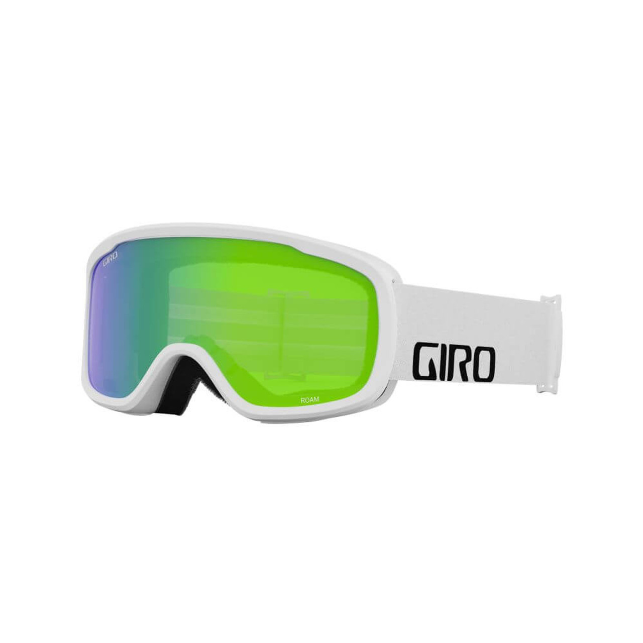 Giro Roam White Wordmark Snow Goggles + Yellow