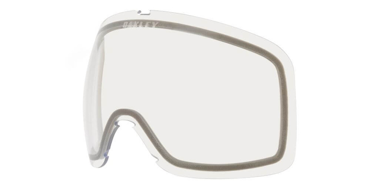 Oakley flight hot sale deck clear lens