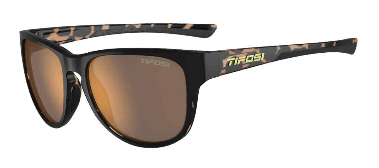 Satin Black/Java Fade w/ Brown Polarized - Tifosi Smoove Sunglasses