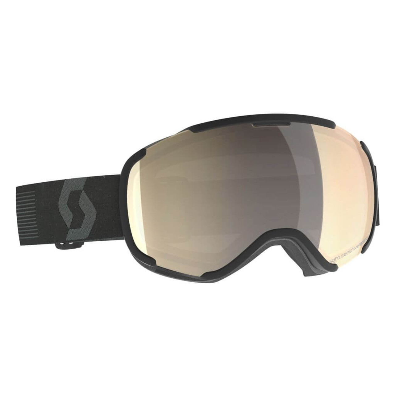 Mineral Black w/Light Sensitive Bronze Chrome - Scott Faze II Goggles