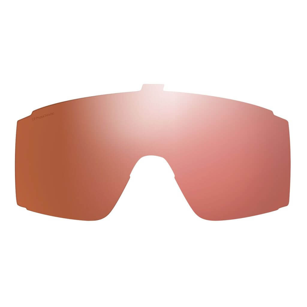 ChromaPop Glacier Photochromic  Rose Gold Mirror - Smith Pursuit Replacement Lenses