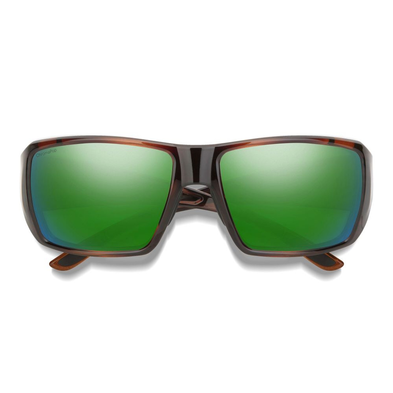 Tortoise w/ChromaPop Glass Polarized Green Mirror - Smith Guide's Choice S Sunglasses