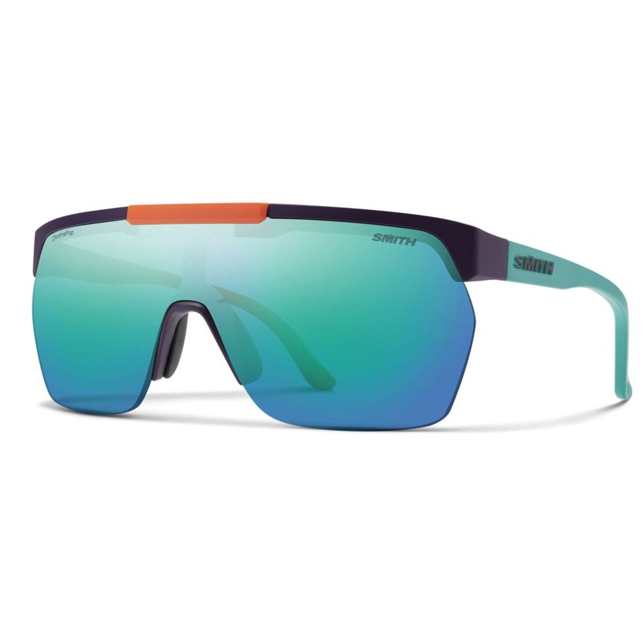 Matte Purple / Cinder / Hi Viz / Opal w/ ChromaPop Opal Mirror - Smith XC Sunglasses