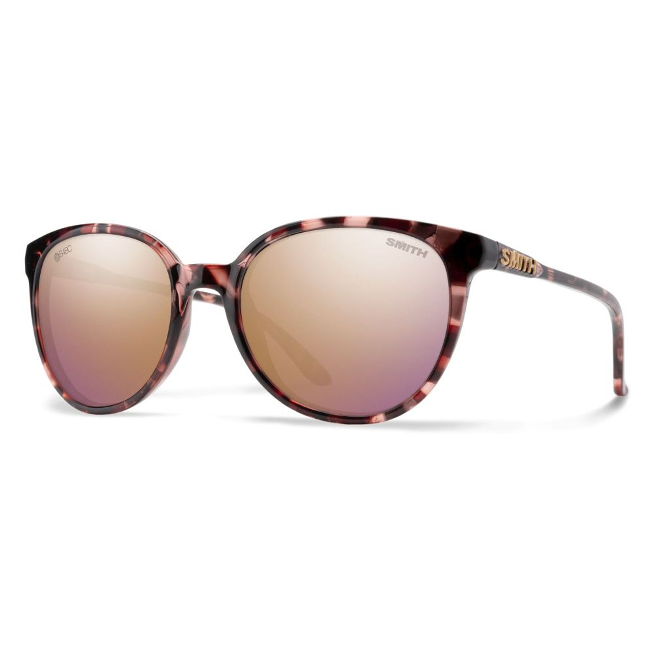 B4BC / Rose Tortoise w/ChromaPop Polarized Rose Gold - Smith Cheetah Sunglasses