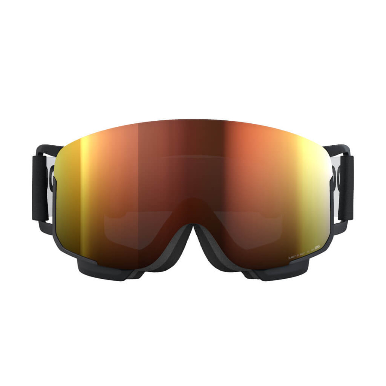 Nexal Mid Uranium Black w/Partly Sunny Orange + Extra Lens Cloudy Coral - Poc Snow Goggle