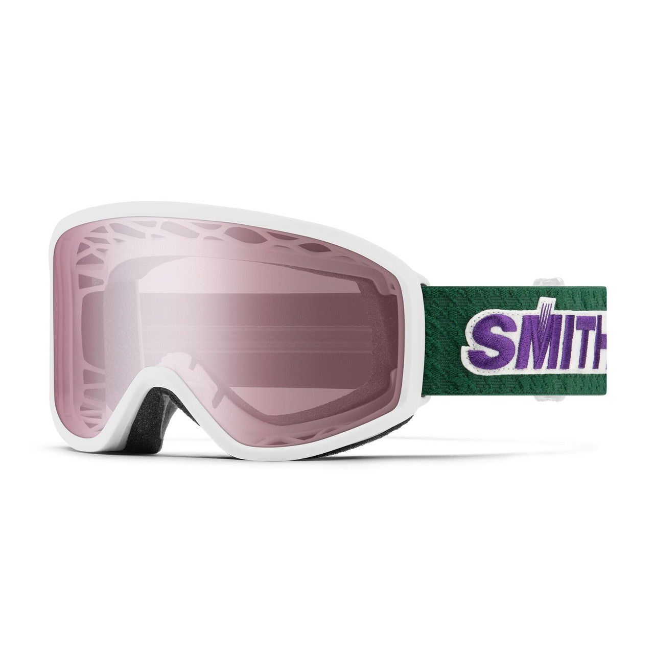 White Retro Classic w/ Ignitor Mirror - Smith Reason OTG Snow Goggle
