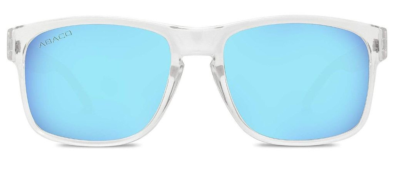 Clear/Caribbean Blue Mirror - Abaco Polarized Sunglasses