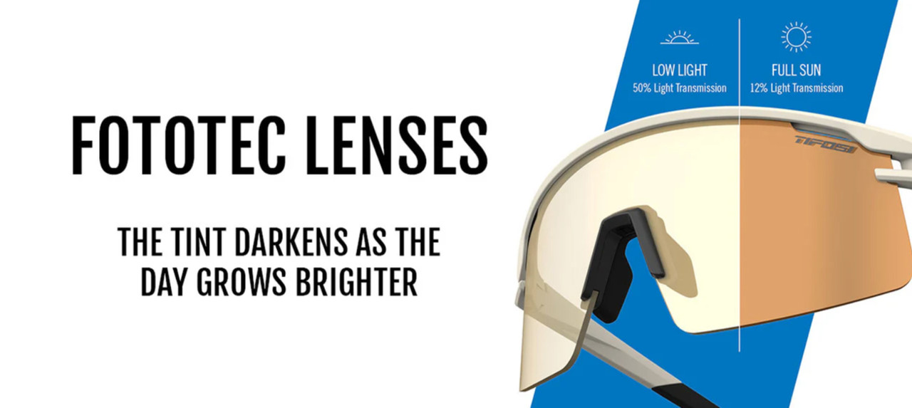 Tifosi Moab Lite Sahara Sunglasses - Clarion Red Fototec