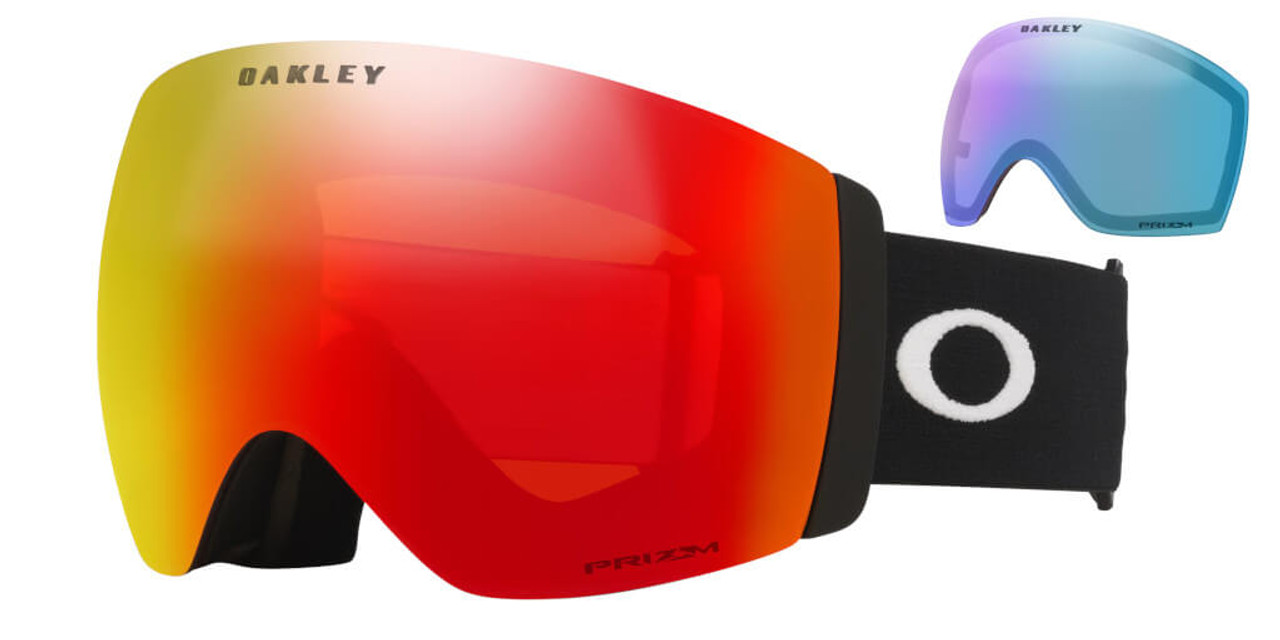 Matte Black w/Prizm Torch - Oakley Flight Deck Pro L Snow Goggle Matte Black w/Prizm Torch - Oakley Flight Deck Pro L Snow Goggle