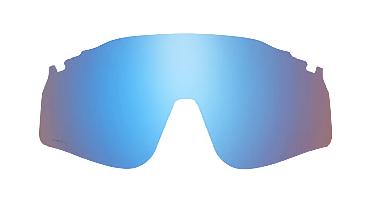 Smith Defy Sunglasses Lenses - Chromapop Low Light Rose Blue Mirror