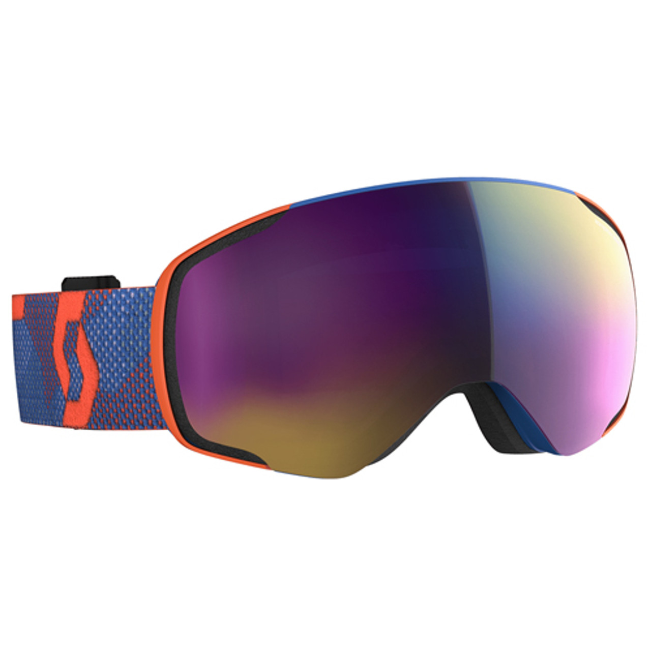 purple snow goggles