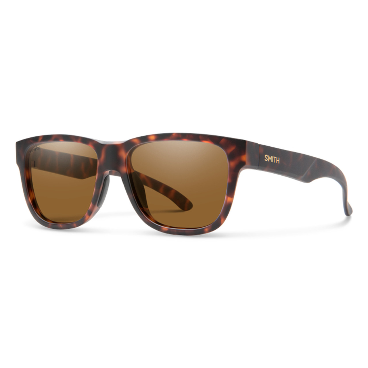 Matte Tortoise w/ Chromapop Polarized Brown - Smith Lowdown 2 Slim