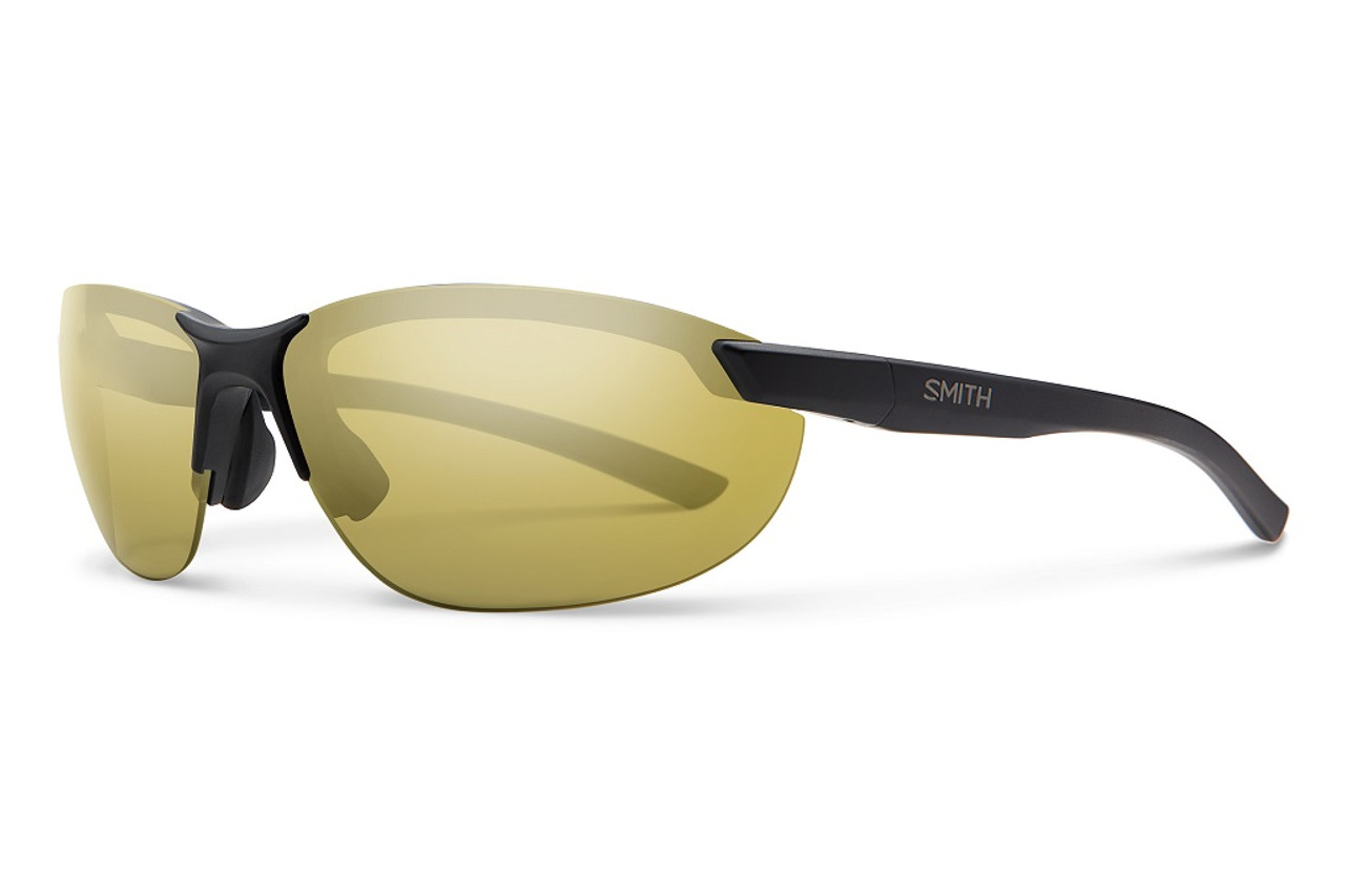 Matte Black w/ Polarized Gold Mirror - Smith Parallel 2 Sunglasses