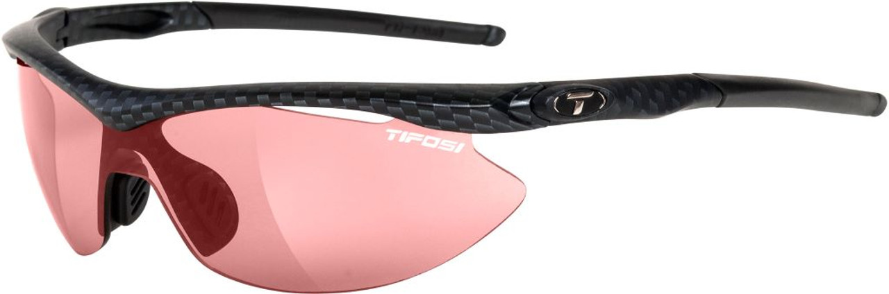 Carbon w/High Speed Red Fototec - Tifosi Slip Sunglasses