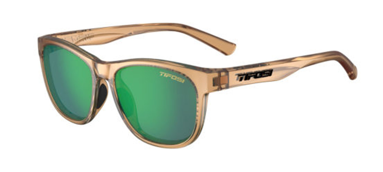Crystal Brown w/ Smoke Green - Tifosi Swank Sunglasses