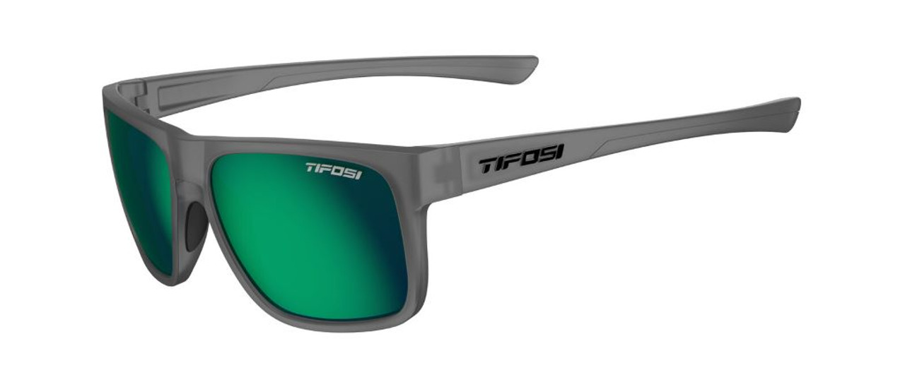 Satin Vapor w/Emerald Mirror Polarized - Tifosi Swick Sunglasses