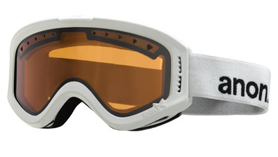 white ski goggles