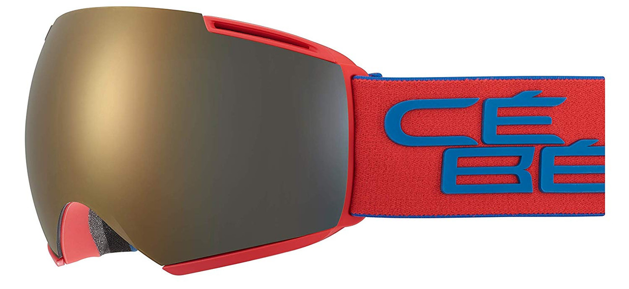 Cebe Icone Matte Red Blue Ski Goggles