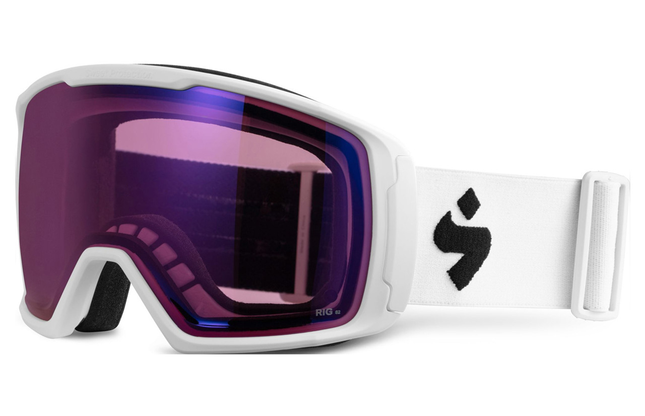 Sweet Clockwork Satin White Snow Goggle RIG Light Amethyst