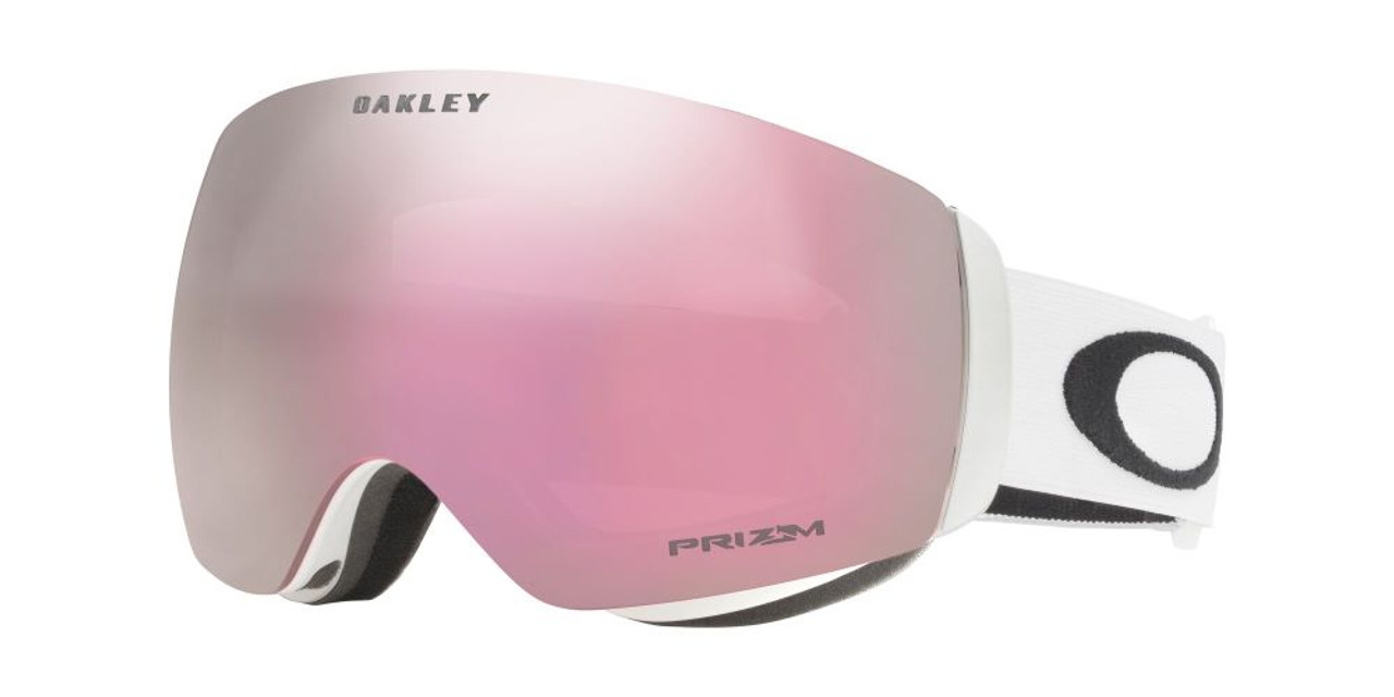 Matte White w/Prizm Hi Pink Iridium - Oakley Flight Deck XM Goggle