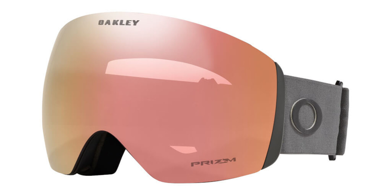 LUNETTES DE SKI ALPIN OAKLEY FLIGHT DECK XM W/ PRIZM SNOW HI PINK IRIDIUM  NOIR POUR FEMME