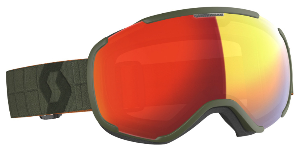 Red ski goggles Clearance