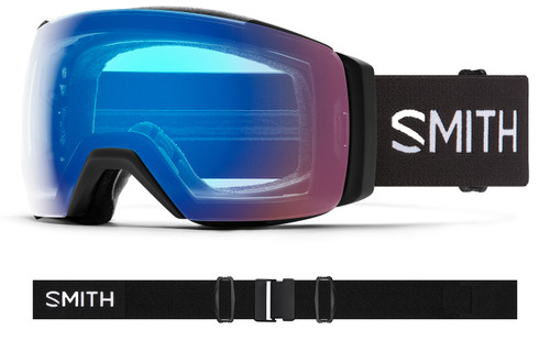 Black w/ Chromapop Photochromic Rose Flash - Smith IO MAG XL Goggles