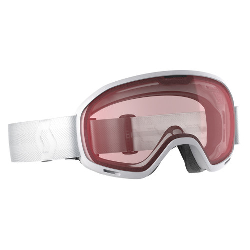 Scott Unlimited II OTG Goggle - White w/Enhancer Red Chrome