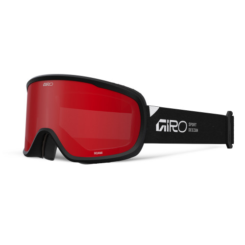 Stacked Black w/Amber Scarlet - Giro Roam Snow Goggle