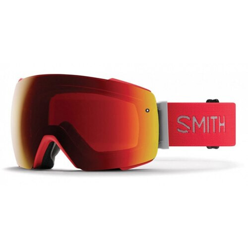 スキー・スノーボードアクセサリー SMITH I/O MAG CP PHOTOCHROMIC RED MIRROR Smith Optics I/O MAG Goggles ChromaPop Sun Red Mirror - Black