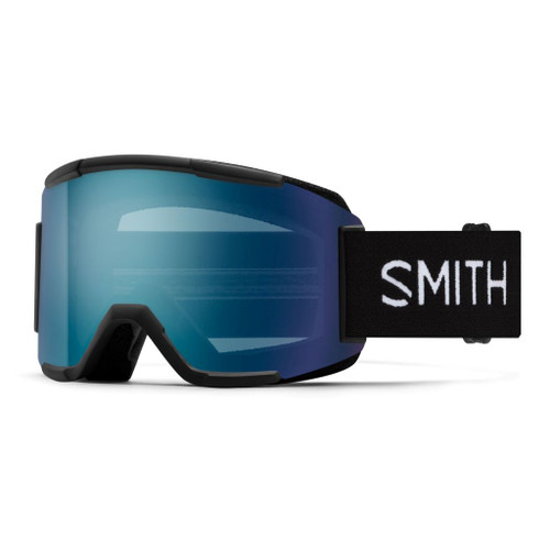 Black w/Chromapop Pro Photochromic Blue Mirror - Smith Squad Goggles