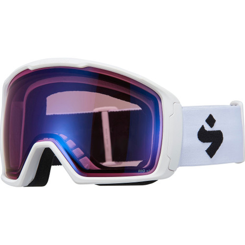 Sweet Protection MAX Goggle - Satin White w/ RIG Light Amethyst