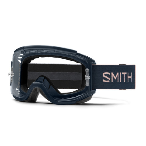 Smith Squad MTB French Navy - Rock Salt Goggle w/Clear AF